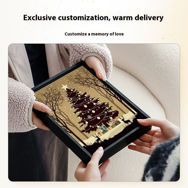 Luminous Christmas Frame By Rayvell