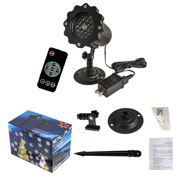 LED Snowflake Projector By Rayvell